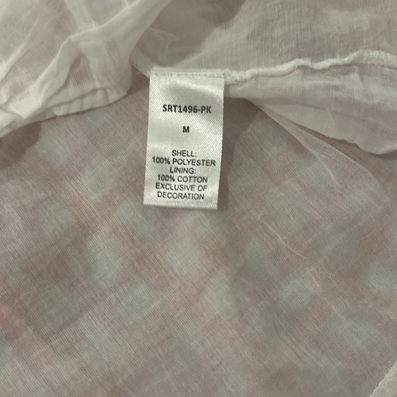 THML Pink/Orange/White Patterned Dress Sz M - Picture 12 of 12